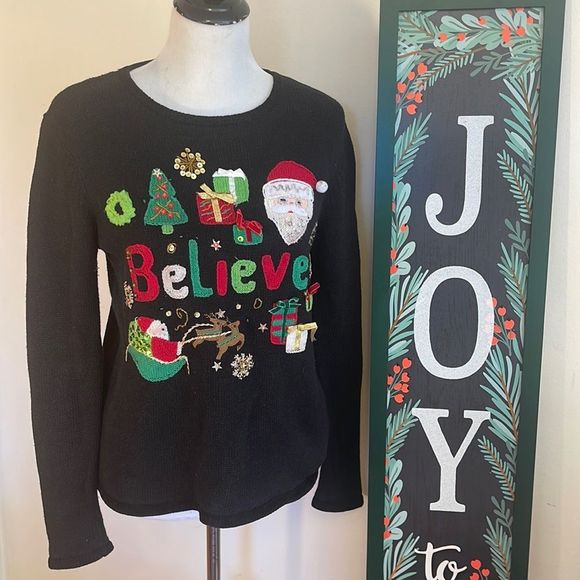 Vintage Tiara International Christmas Sweater 🎁 - Picture 1 of 8